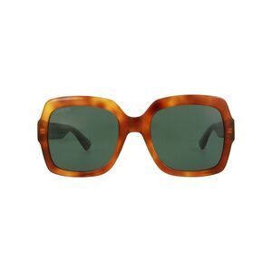 Gucci Square-Frame Acetate Sunglasses Brown Womens